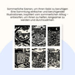 Ein-Farben-Malbuch – Sommerausgabe – Bild 6
