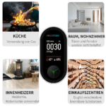 Protmex Tragbare Kohlenmonoxidmelder und Erdgasdetektor zum Einstecken – Bild 4