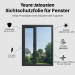 Sichtschutzfolie für Fenster – Bild 2