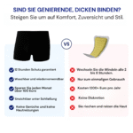 Herren Ultra-saugfähige Inkontinenz-Boxershorts – Bild 2